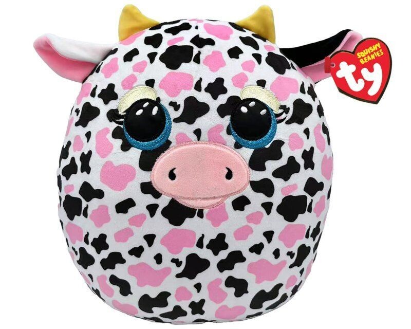 TY Squishy-A-Boo Beanie - Milkshake Cow - Plüschkissen ca. 35 cm