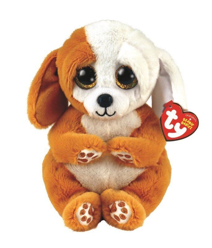 TY Beanie Baby Boo - Ruggles Dog Hund - Plüschfigur ca. 15 cm