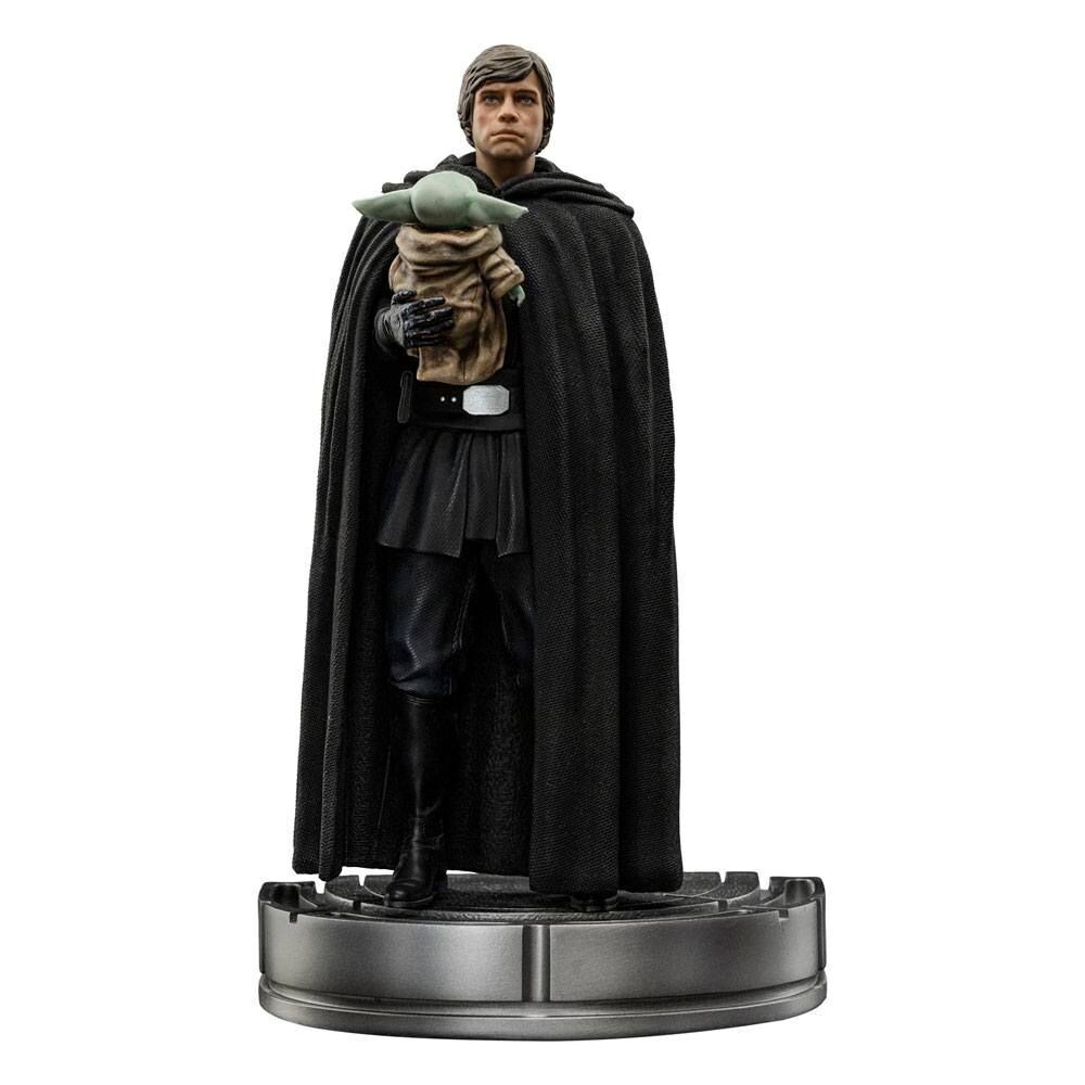 Iron Studios Star Wars The Mandalorian Art Statue Luke Skywalker und Grogu