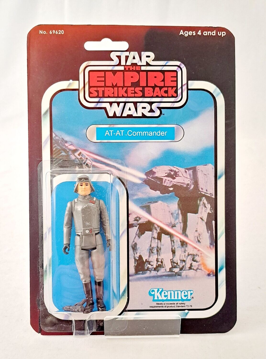 Kenner Star Wars Vintage Actionfigur AT-AT Commander komplett MOC Custom Karte !