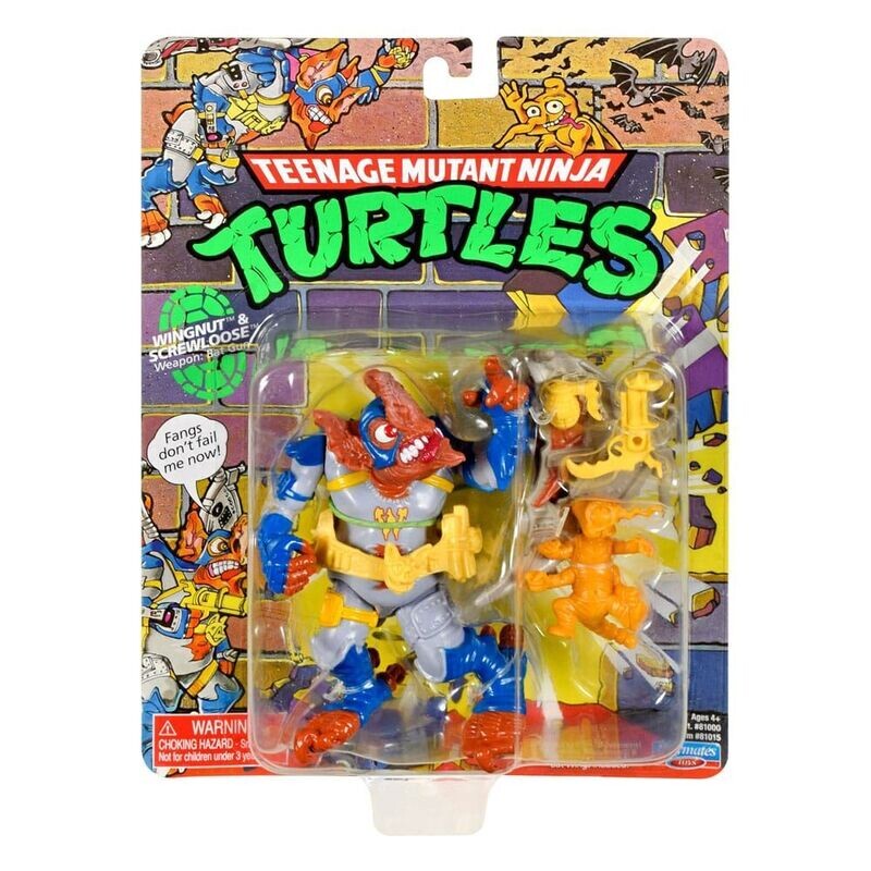 Teenage Mutant Ninja Turtles Classics Actionfigur Wingnut & Screwloose MOC
