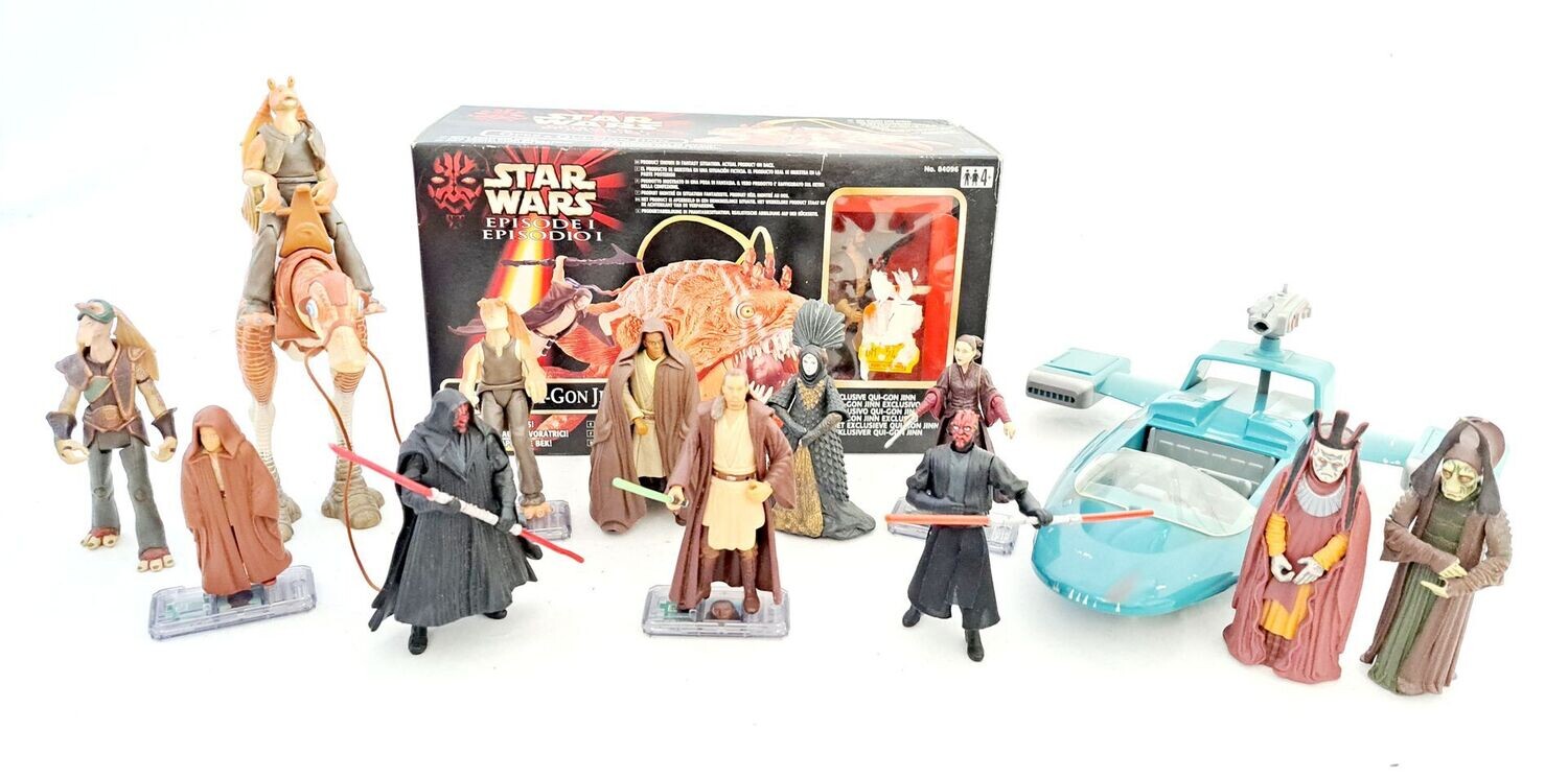 Hasbro Star Wars Episode 1 Sammlung Actionfiguren Fahrzeug Opee OVP Konvolut