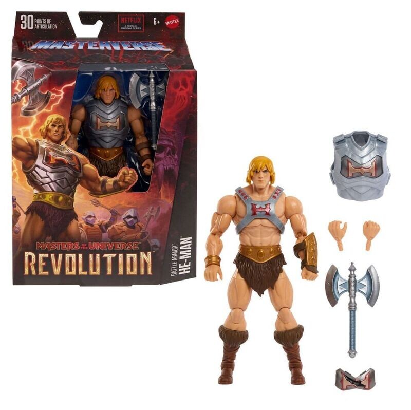 Masters of the Universe Revolution Masterverse Battle Armor He-Man NEU & OVP !