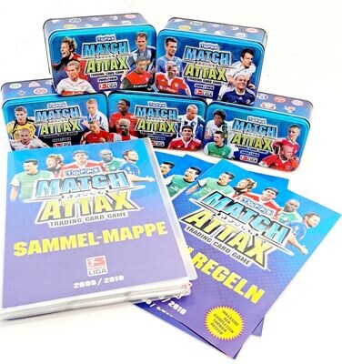 Topps Match Attax 2009/10 KOMPLETTES SET inkl. ALLEN Limitierten Auflagen Tin !
