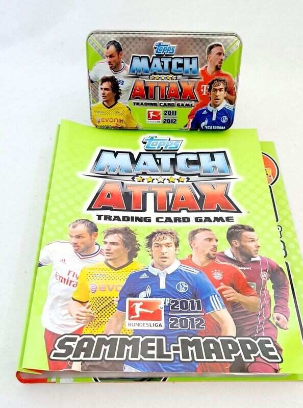 Topps Match Attax 2011/12 KOMPLETTES SET inkl. ALLEN Limitierten Auflagen Tin !