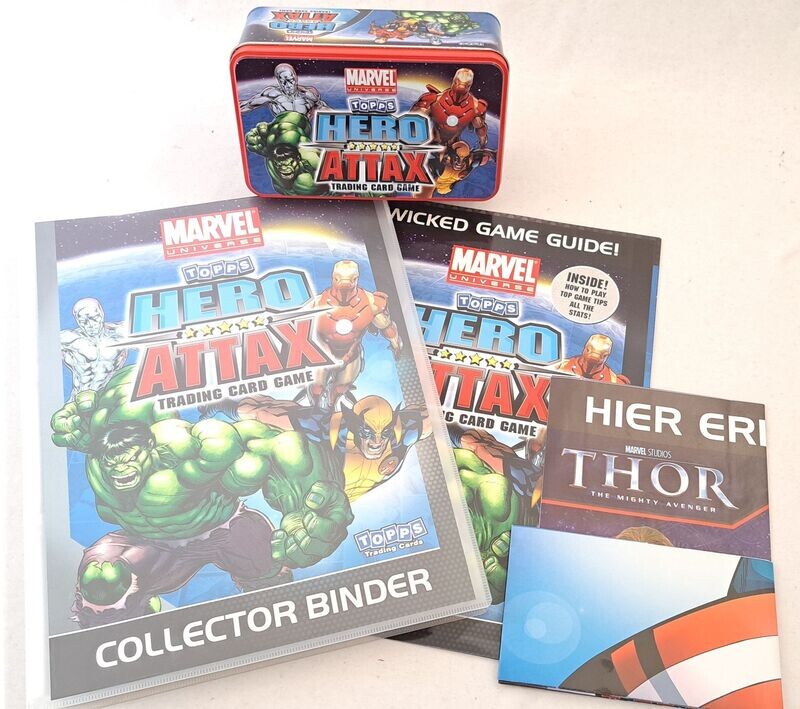TOPPS Hero Attax KOMPLETTES SET inkl. Sammelmappe Tin Limitierte Auflage