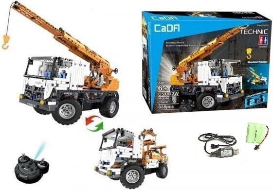 CaDA Technic C51013W Mobile Crane Mobiler Kran 838 Teile RC Control NEU & OVP !