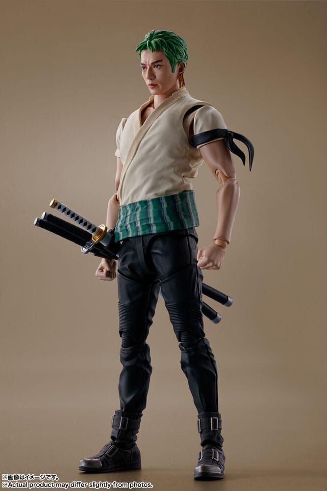 Tamashii Nations One Piece S.H. Figuarts Actionfigur Roronoa Zoro (Netflix) #ds