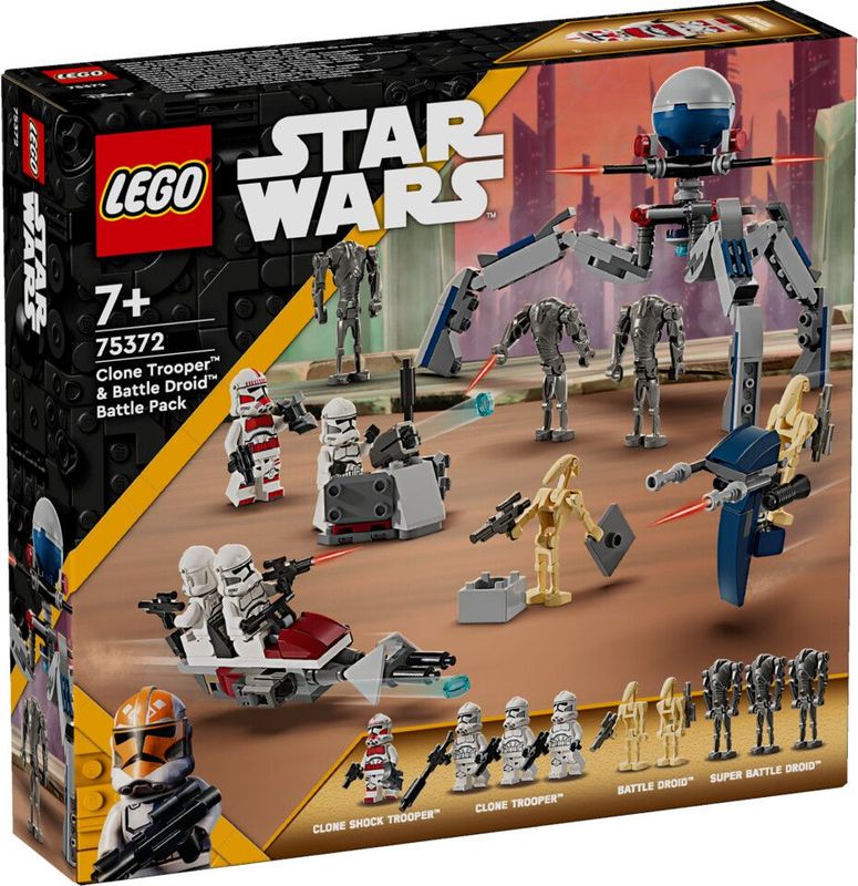LEGO Star Wars 75372 Clone Trooper & Battle Droid Battle Pack