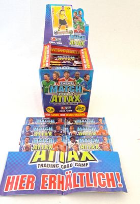 Topps Match Attax 2009/10 TCG Display 100x Booster Pack SEALED NEU & OVP !