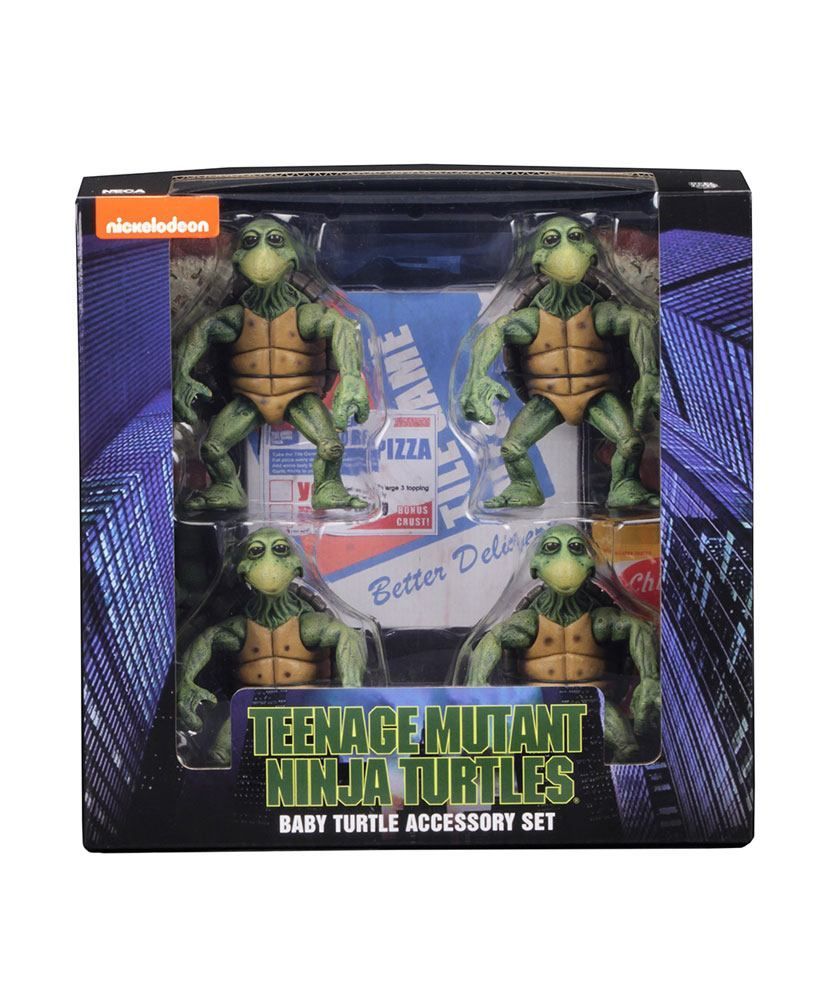Neca Teenage Mutant Ninja Turtles Actionfiguren 4er-Pack 1/4 Baby Turtles #ds