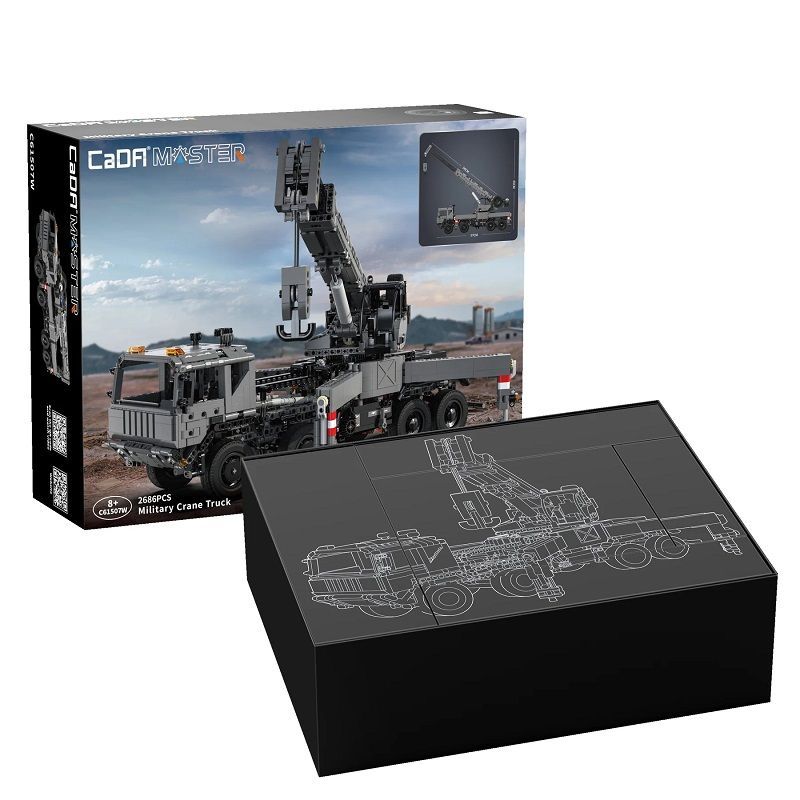 CaDA Master C61507W Militärkranwagen 2686 Teile 57 cm Länge