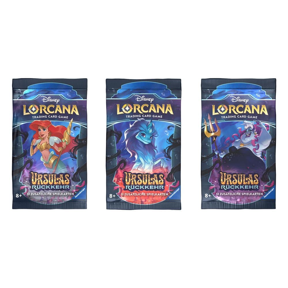 Disney Lorcana Ursulas Rückkehr TCG Booster Pack DEUTSCH 12 Karten NEU & OVP !