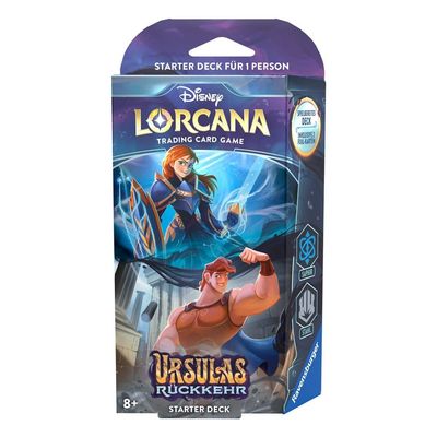 Disney Lorcana TCG Starter Deck Saphir/Stahl Ursulas Rückkehr DEUTSCH NEU & OVP !