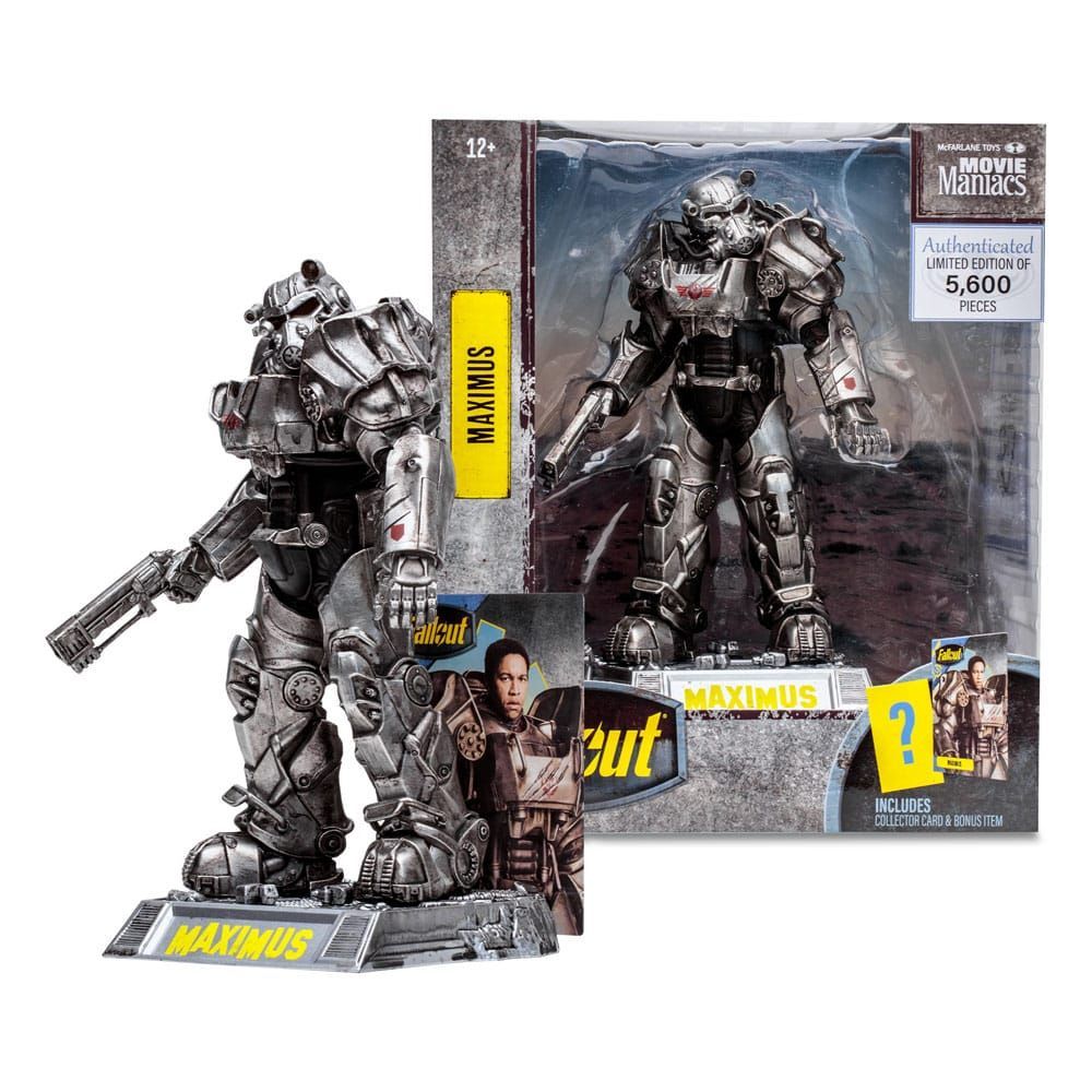 McFarlane Toys Fallout Movie Maniacs Actionfigur Maximus 15 cm