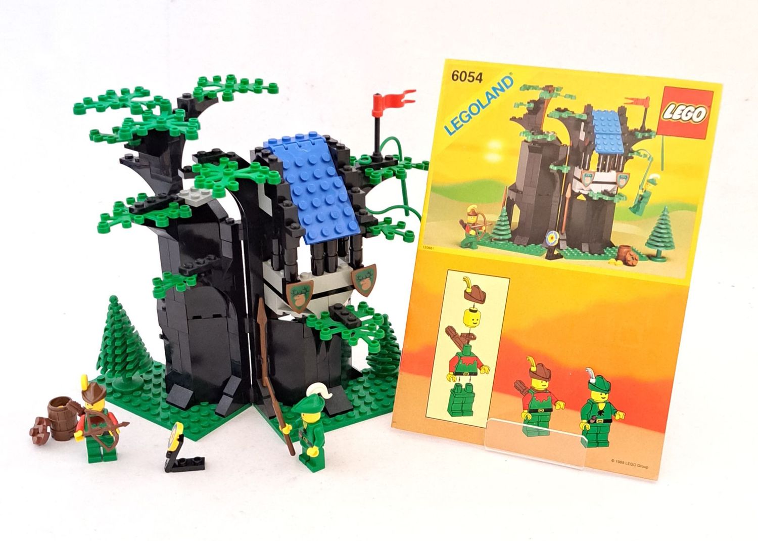 LEGO LEGOLAND 6054 Castle Forestman´s Hideout komplett inkl. org. Bauanleitung