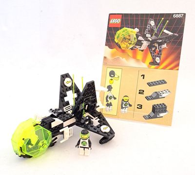 LEGO Space 6887 Blacktron Allied Avenger inkl. original Bauanleitung !