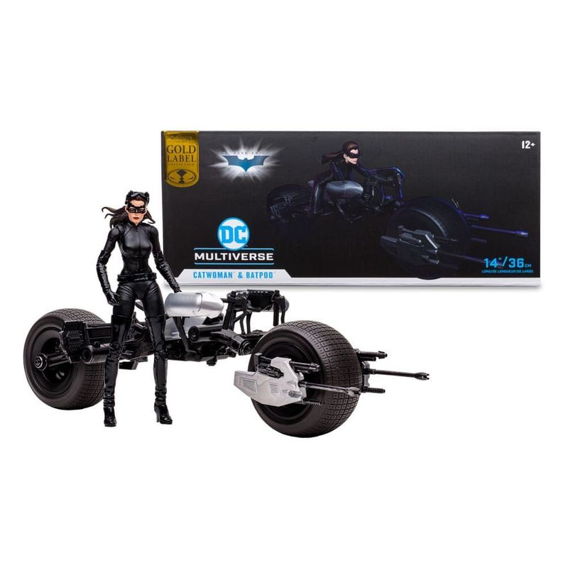 McFarlane Toys DC Multiverse Batpod with Catwoman (Dark Knight Rises)