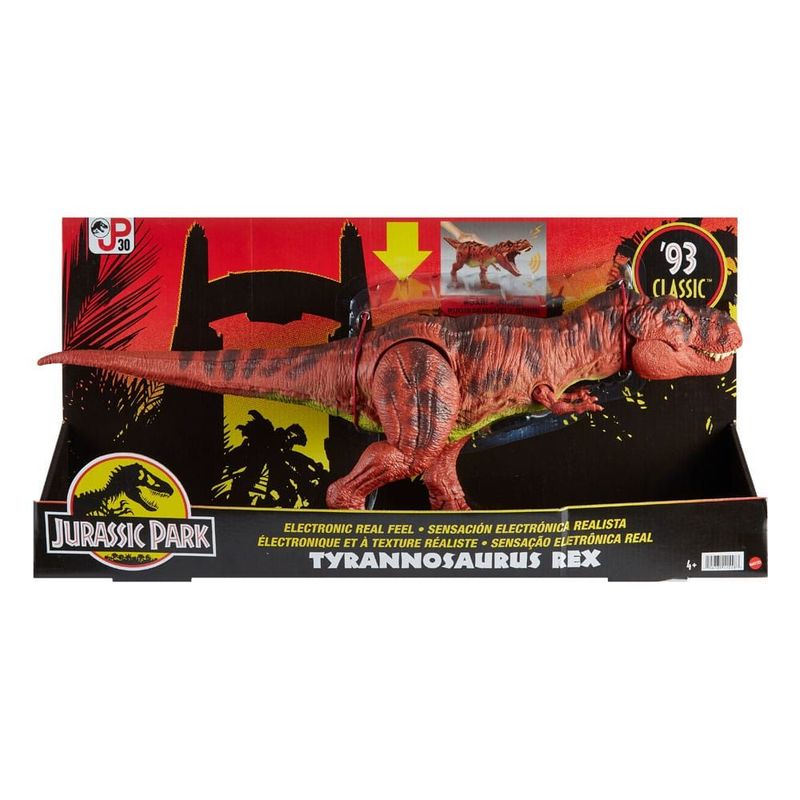 Jurassic Park '93 Classic Electronic Real Feel Tyrannosaurus Rex Actionfigur