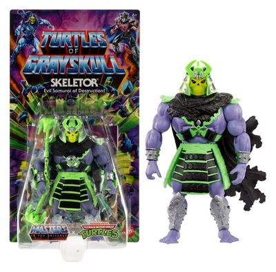 MOTU X TMNT Turtles of Grayskull Skeletor Actionfigur 14 cm