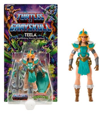 MOTU X TMNT Turtles of Grayskull Teela Actionfigur 14 cm