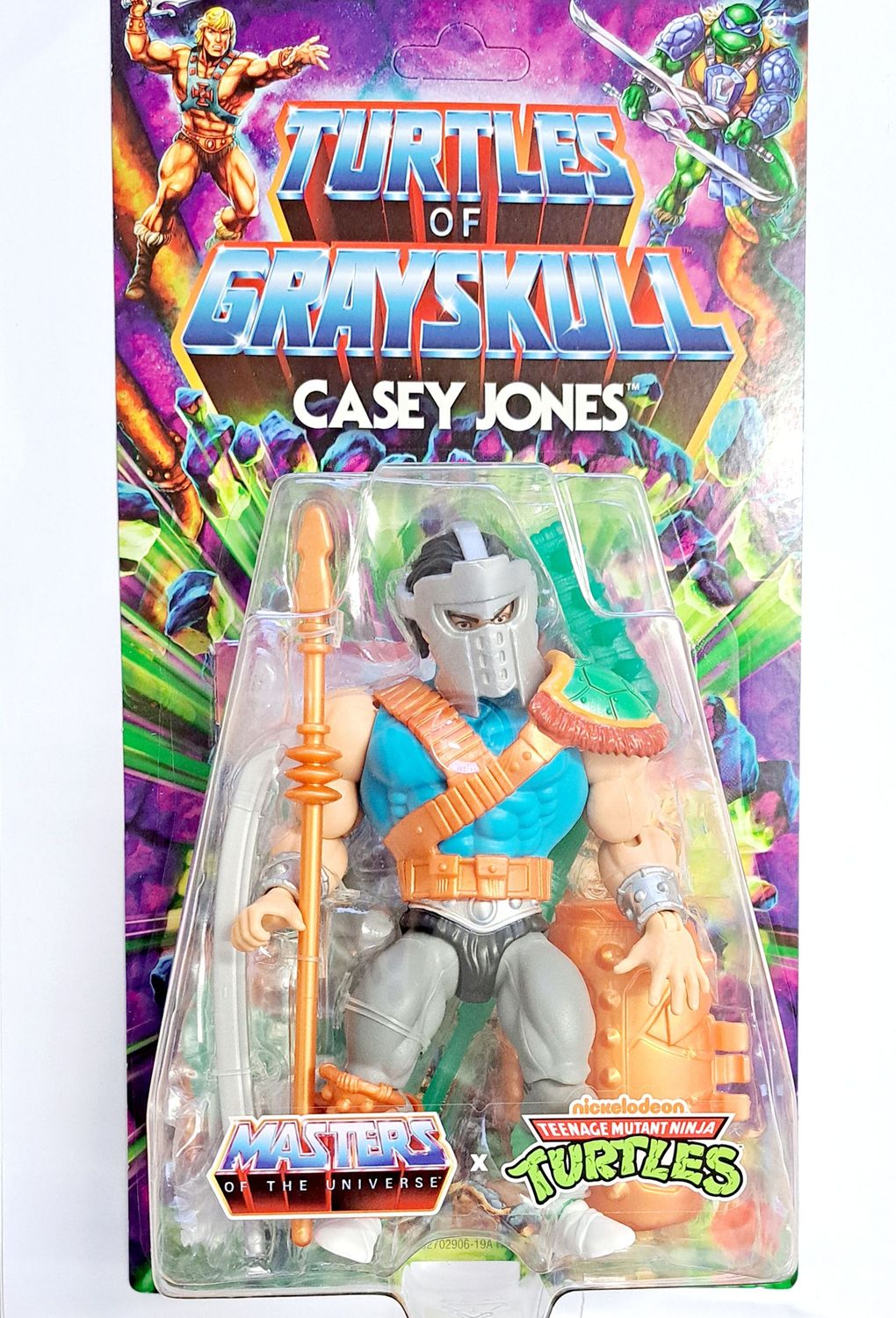 MOTU X TMNT Turtles of Grayskull Casey Jones Actionfigur 14 cm