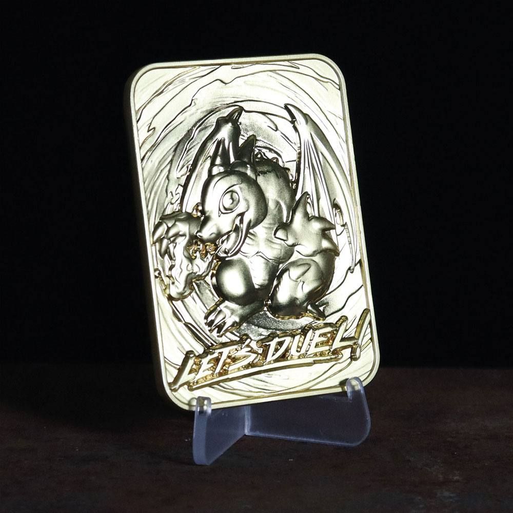 Yu-Gi-Oh! Replik Karte Baby Dragon 24K vergoldet 1:1 inkl. Ständer Limited !