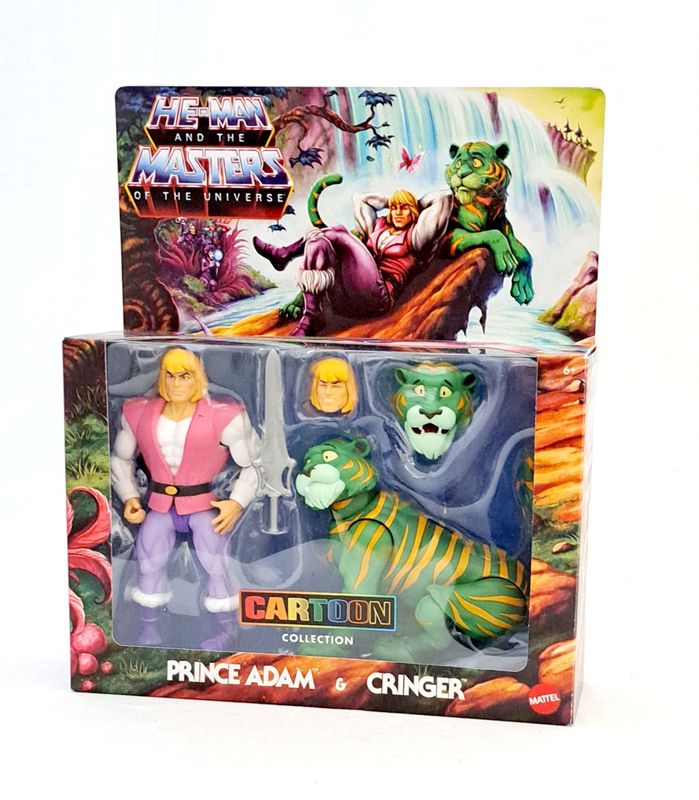 Masters of the Universe Origins Cartoon Collection Prince Adam & Cringer MISB !