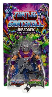 MOTU X TMNT Turtles of Grayskull Shredder Actionfigur 14 cm MOC NEU OVP !