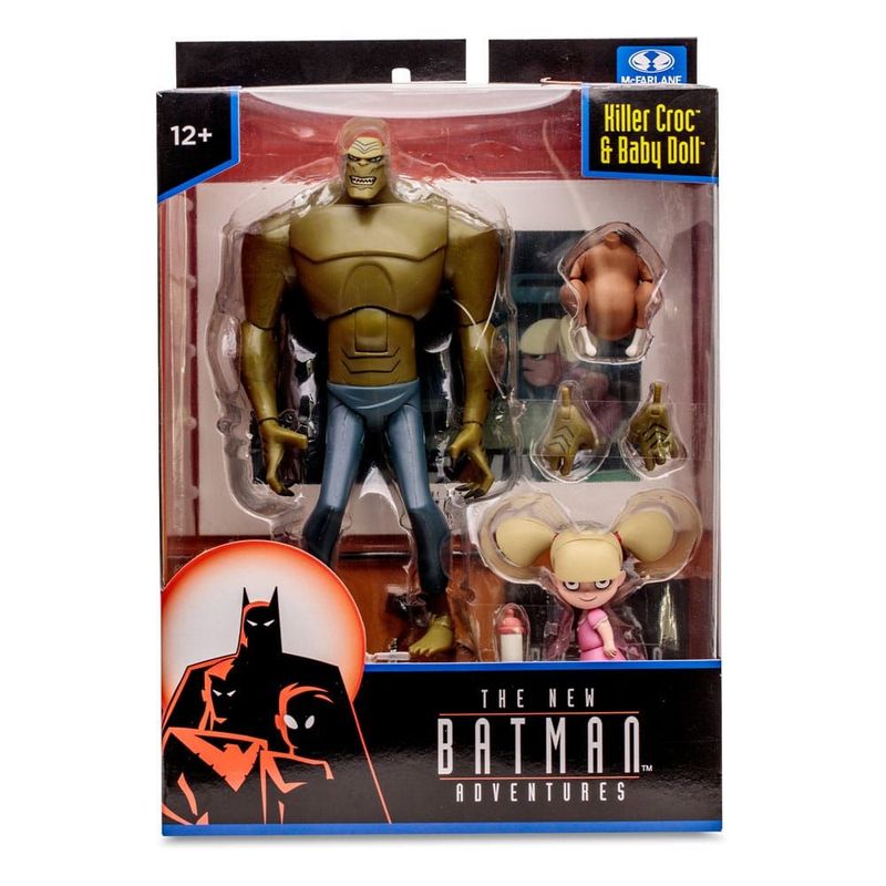 DC Direct The New Batman Adventures Animated Killer Croc with Baby Doll