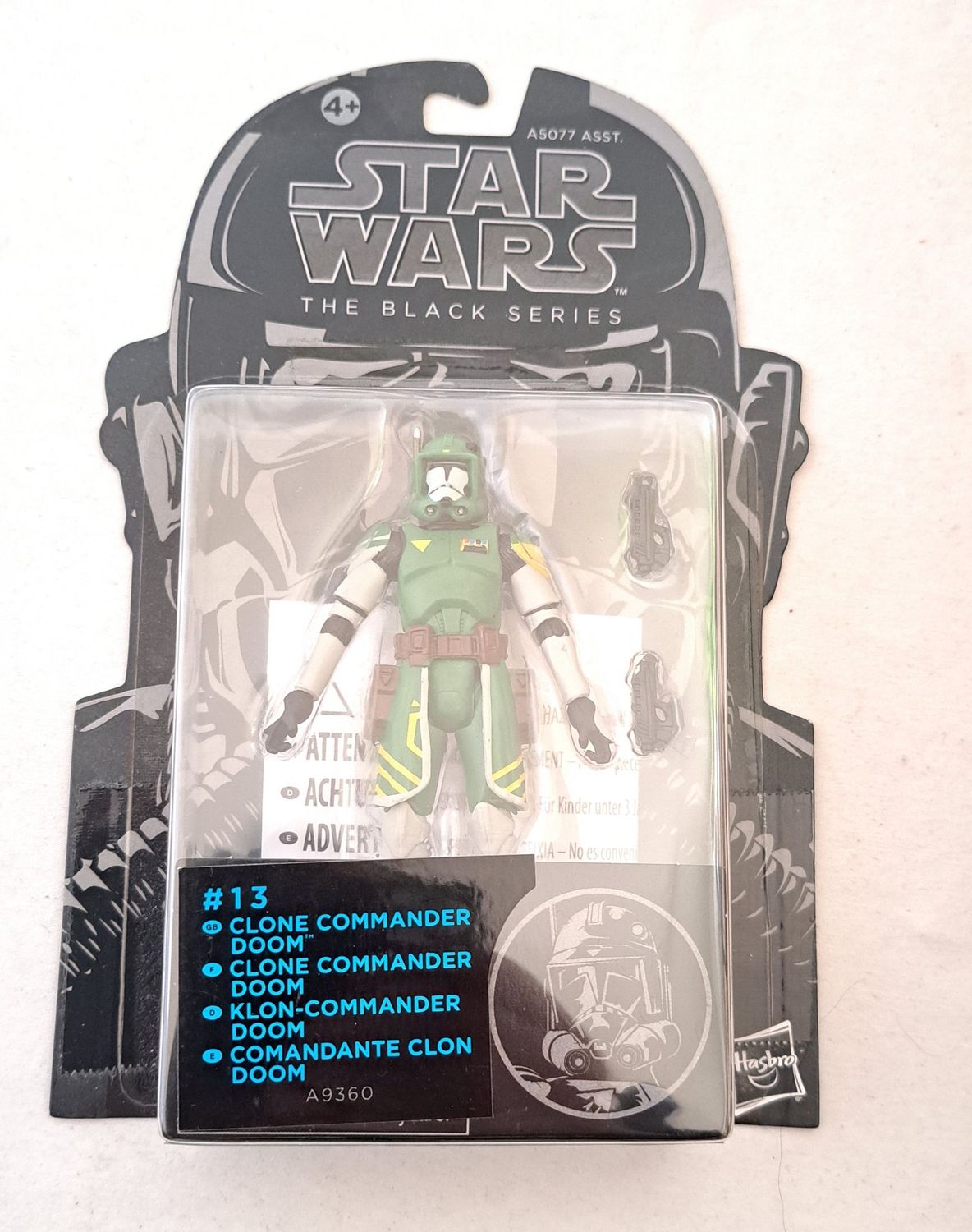 Hasbro Star Wars The Black Series 3,75" #13 Clone Commander Doom MOC NEU & OVP