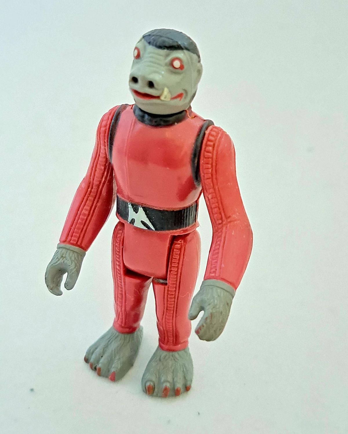 Kenner Star Wars Vintage Snaggletooth rot 1978 Hong Kong Lucasfilm !