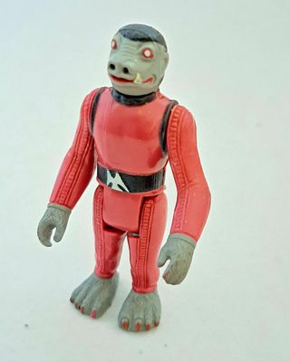 Kenner Star Wars Vintage Snaggletooth rot 1978 Hong Kong Lucasfilm !