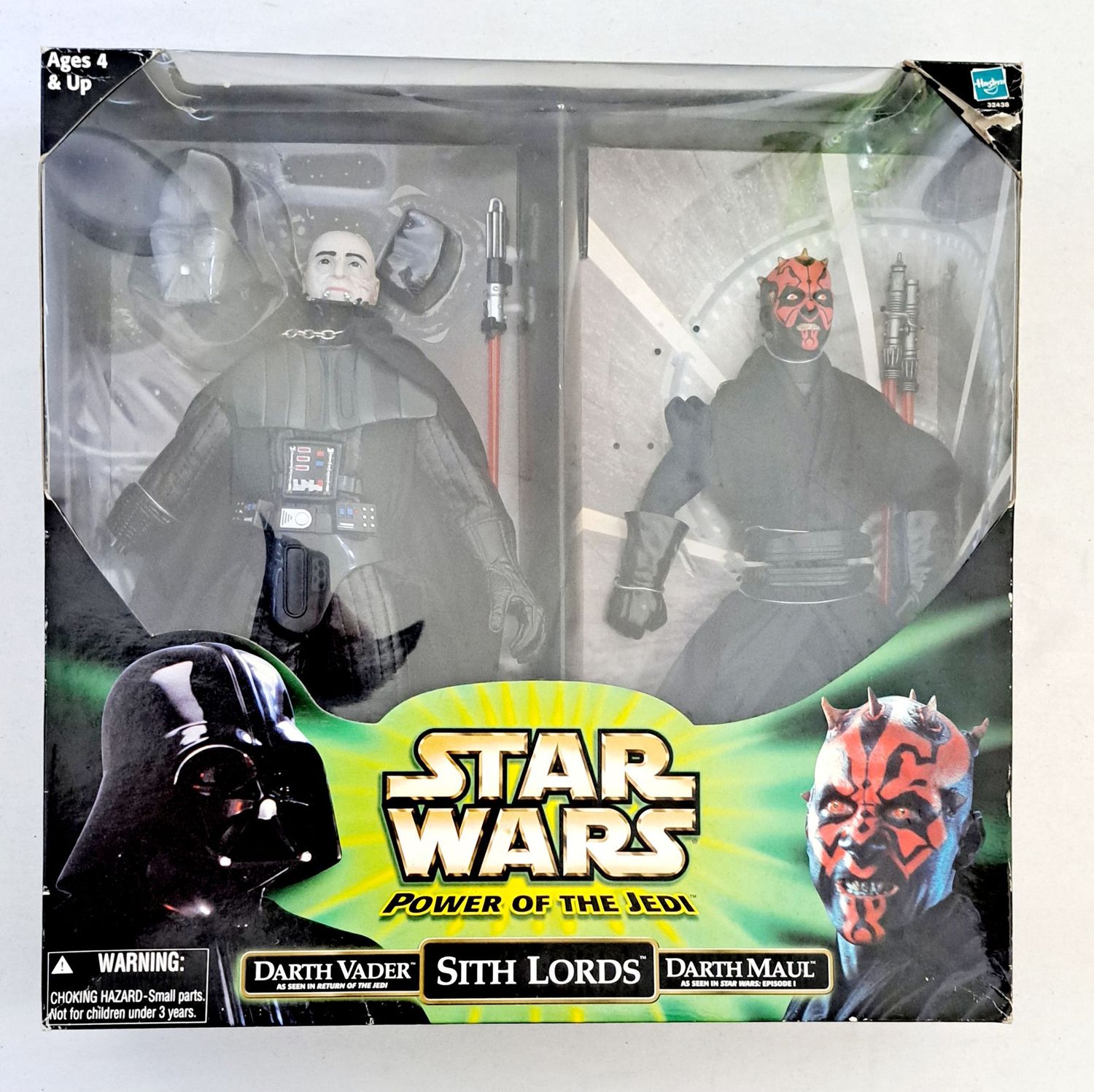 Hasbro Star Wars Power of the Jedi 12" Sith Lords Darth Vader & Darth Maul OVP