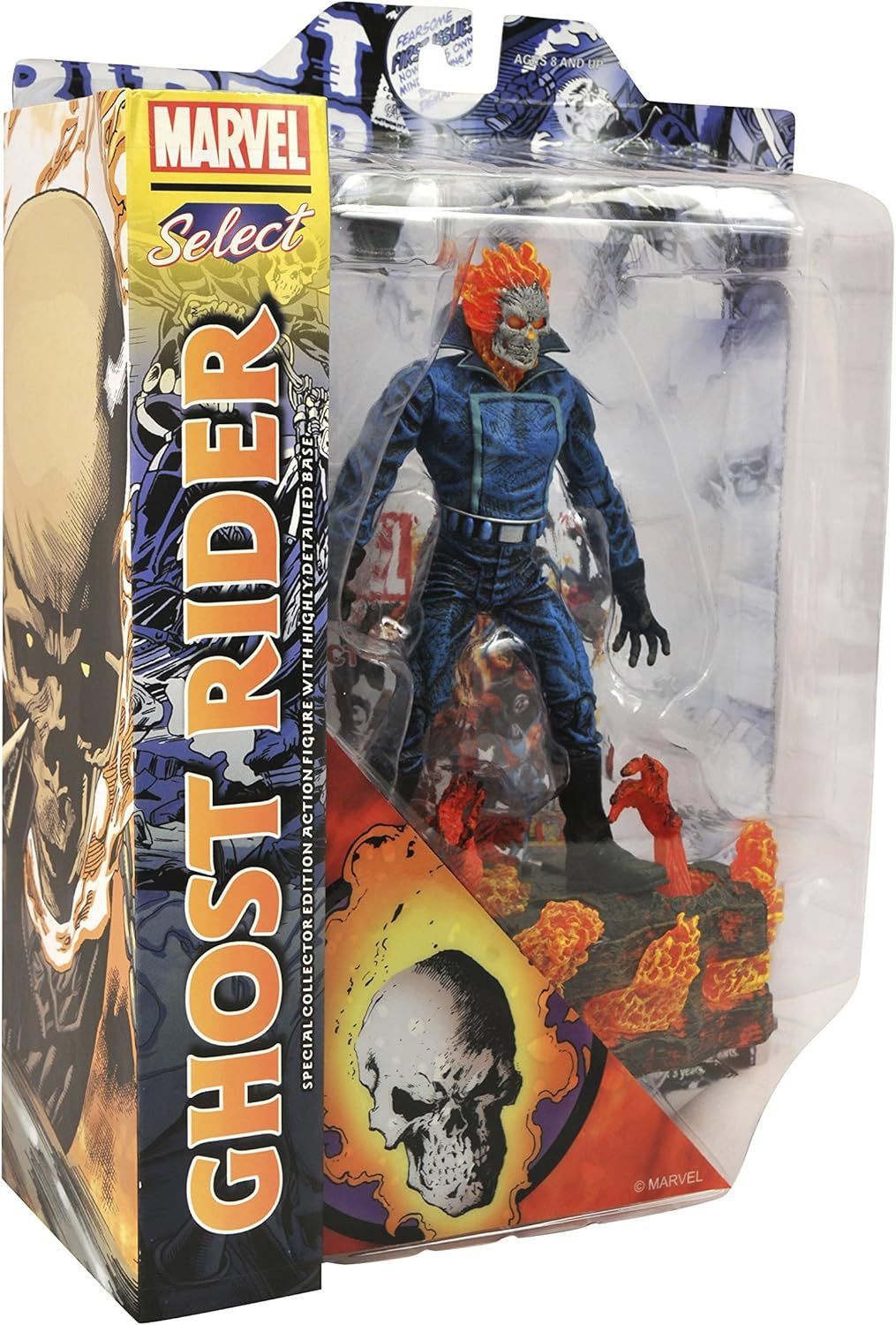 DIMAMOND SELECT TOYS Marvel Select Actionfigur Ghost Rider 18 cm