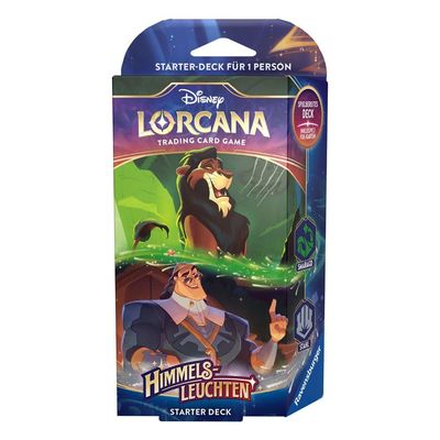 Disney Lorcana TCG Starter Deck Himmelsleuchten Smaragd/Stahl deutsch