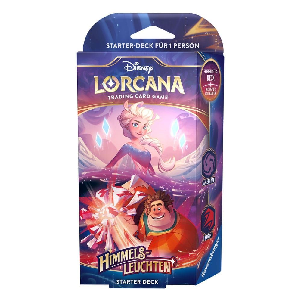 Disney Lorcana TCG Starter Deck Himmelsleuchten Amethyst/Rubin deutsch !