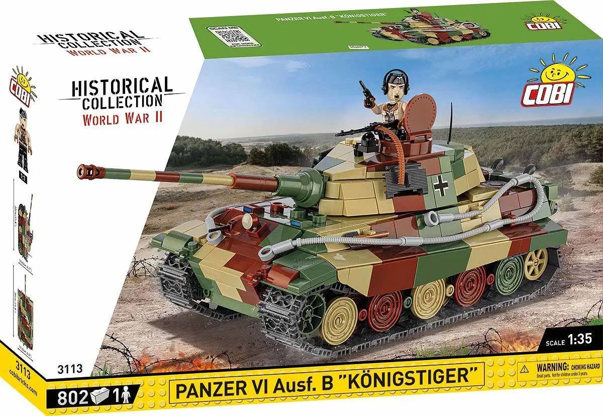 COBI 3113 Historical Collection Panzer VI Königstiger B 802 Teile