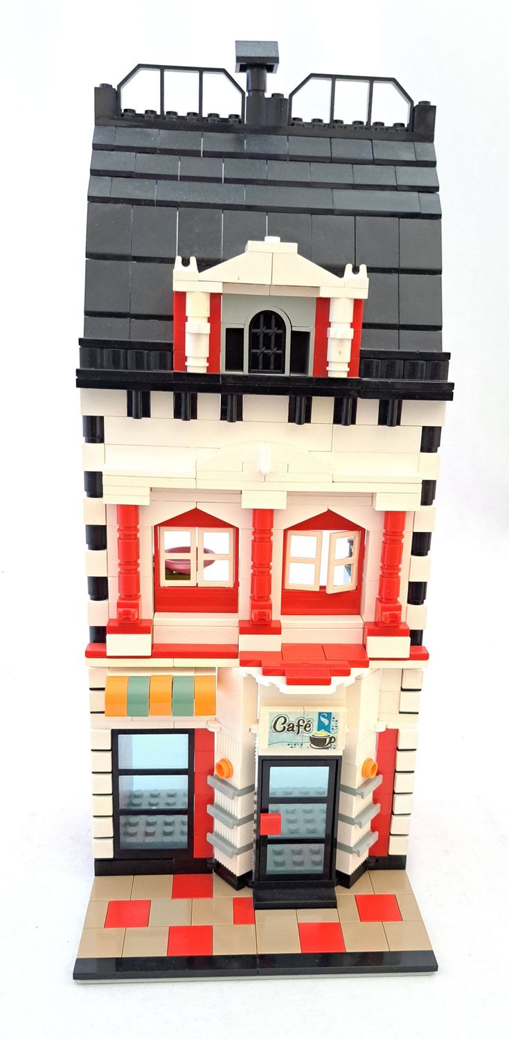 LEGO Creator Modular-Building Haus Cafe Restaurant Wohnhaus City Stadt MOC !