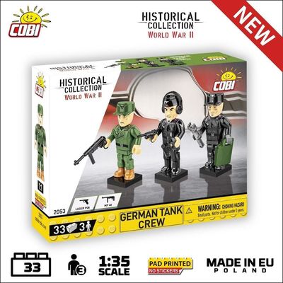 COBI 2053 Historical Collection World War II German Tank Crew