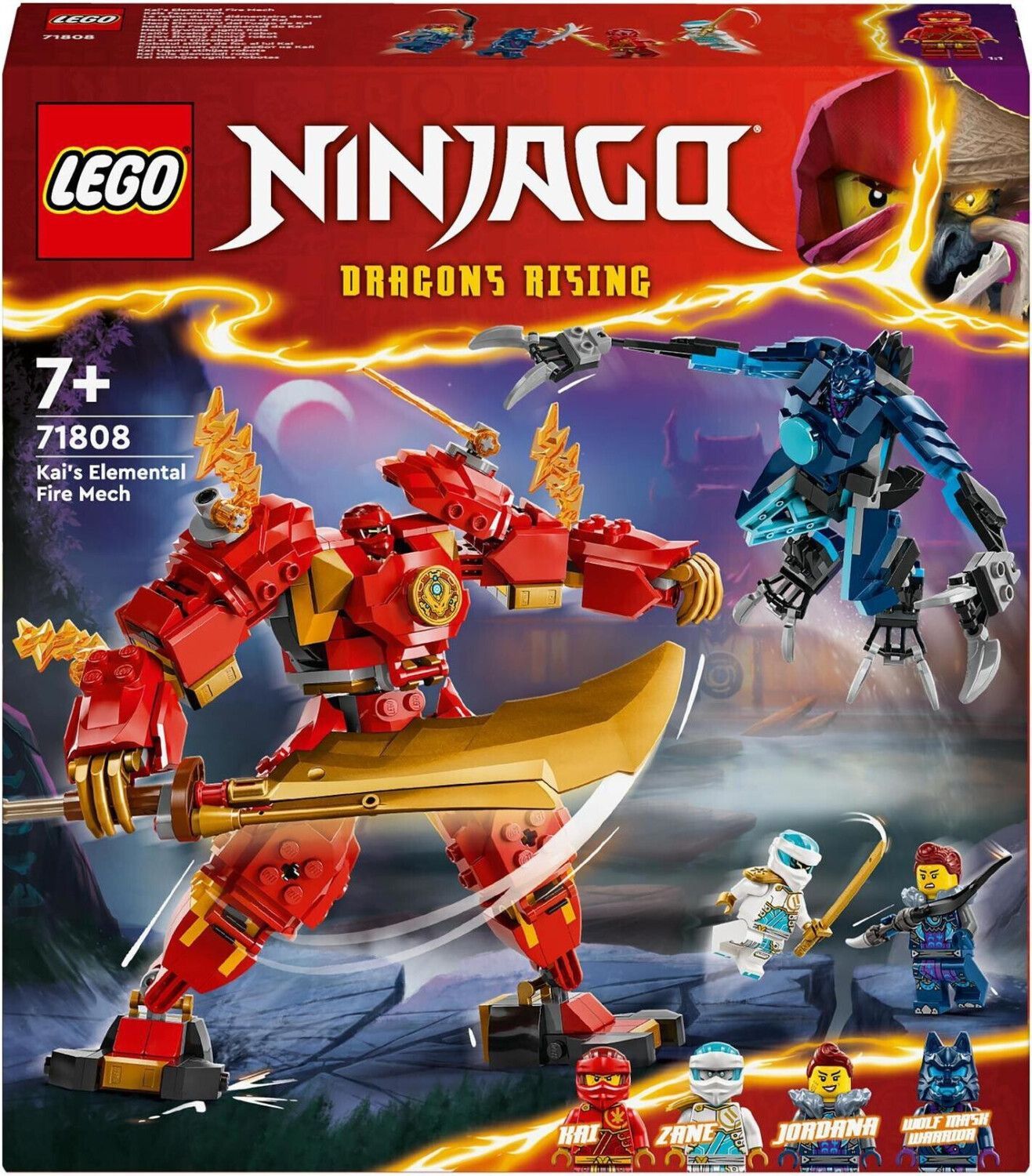 LEGO Ninjago 71808 Kai´s Feuermech 322 tlg. Minifiguren