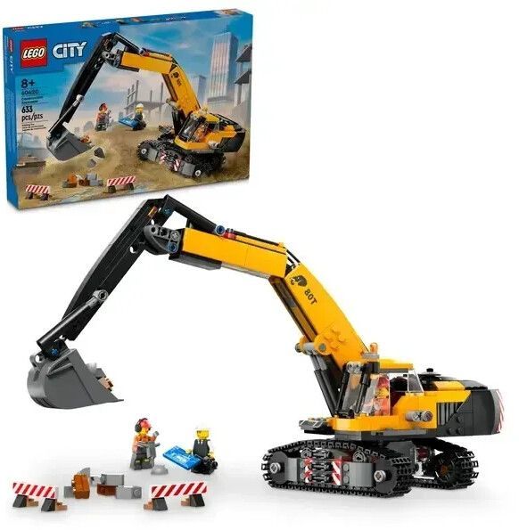 LEGO City 60420 Raupenbagger Baustelle 633 teilig