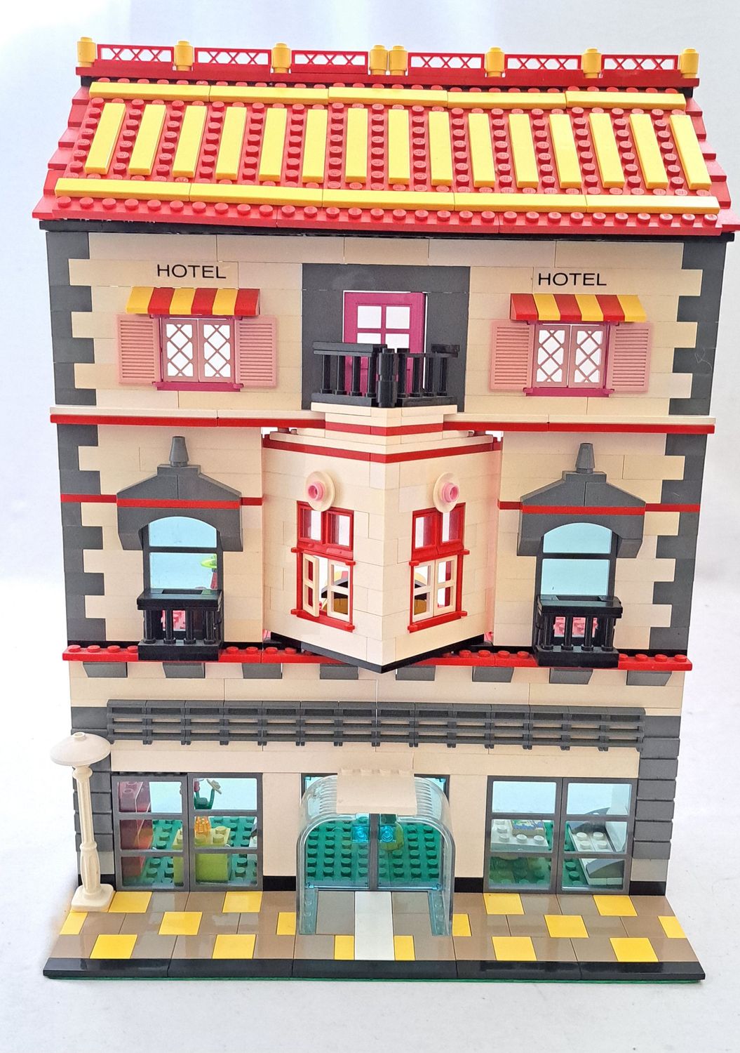 LEGO Creator Modular-Building Haus Hotel Restaurant Geschäft City MOC !