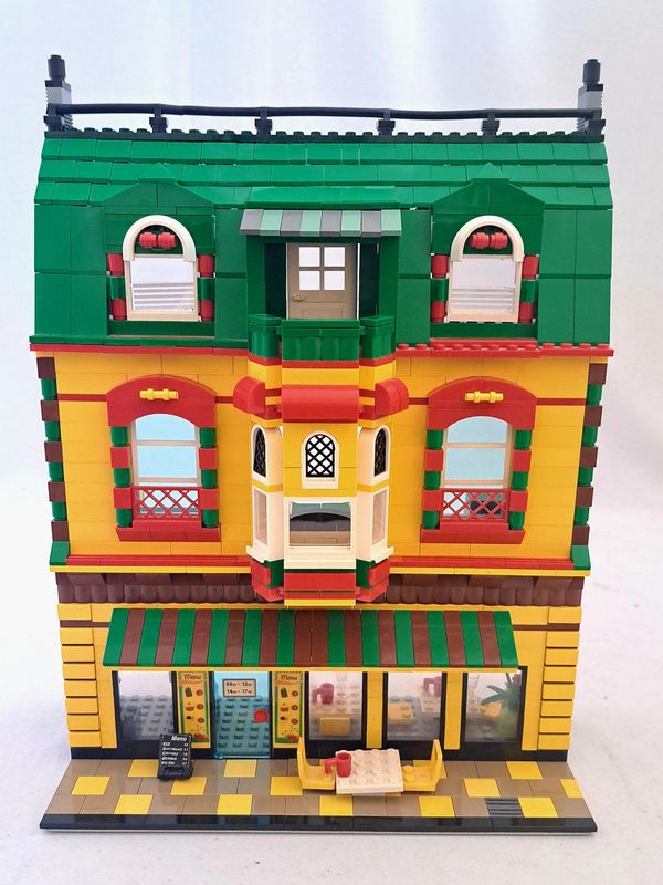 LEGO Creator Modular-Building Haus Eis-Café Eisdiele Geschäft City MOC !