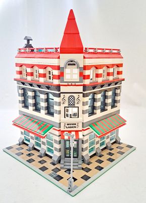 LEGO Creator Modular-Building Haus Musik Laden Geschäft Eckhaus City MOC !