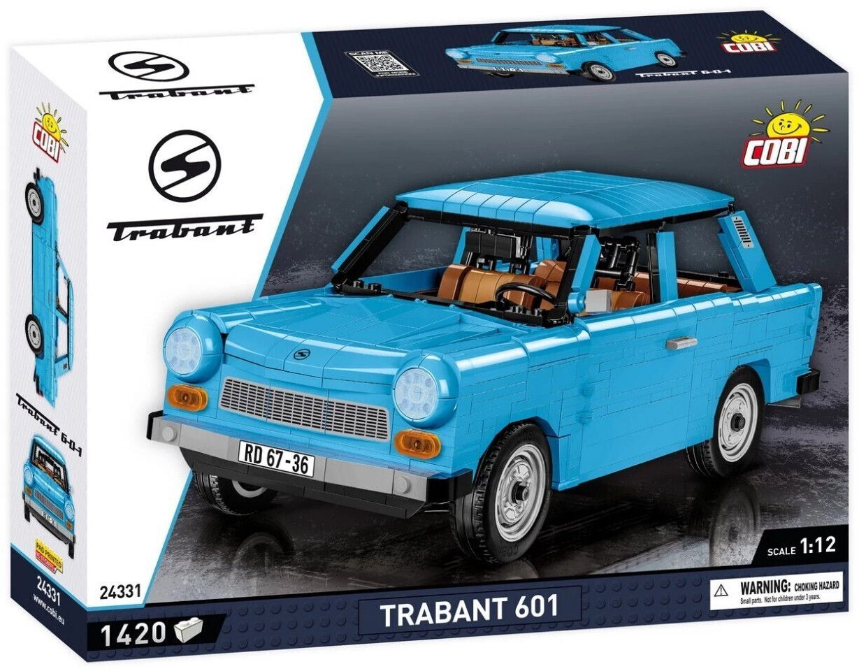 COBI 24331 Autos - Maßstab 1:12 Trabant 601 Bausatz 1420 Teile