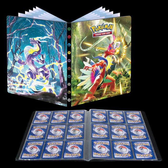 Ultra Pro - 9 Pocket Portfolio Pokémon Scarlet and Violet Koraidon and Miraidon