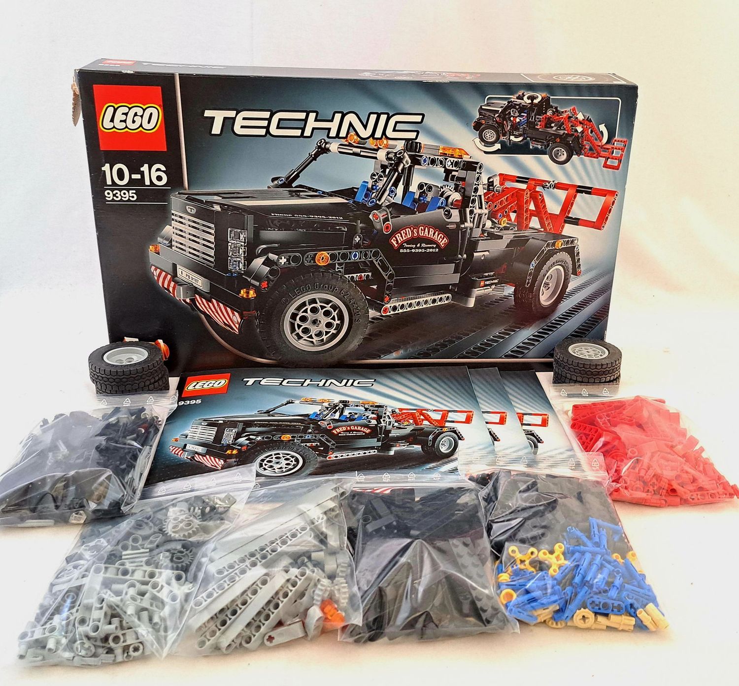 LEGO Technic 9395 Pickup-Abschleppwagen 100 % KOMPLETT inkl. BA & OVP !