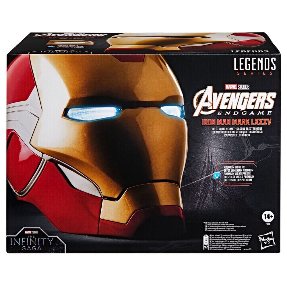 Avengers: Endgame Marvel Legends Elektronischer Helm Iron Man Mark LXXXV OVP #ds