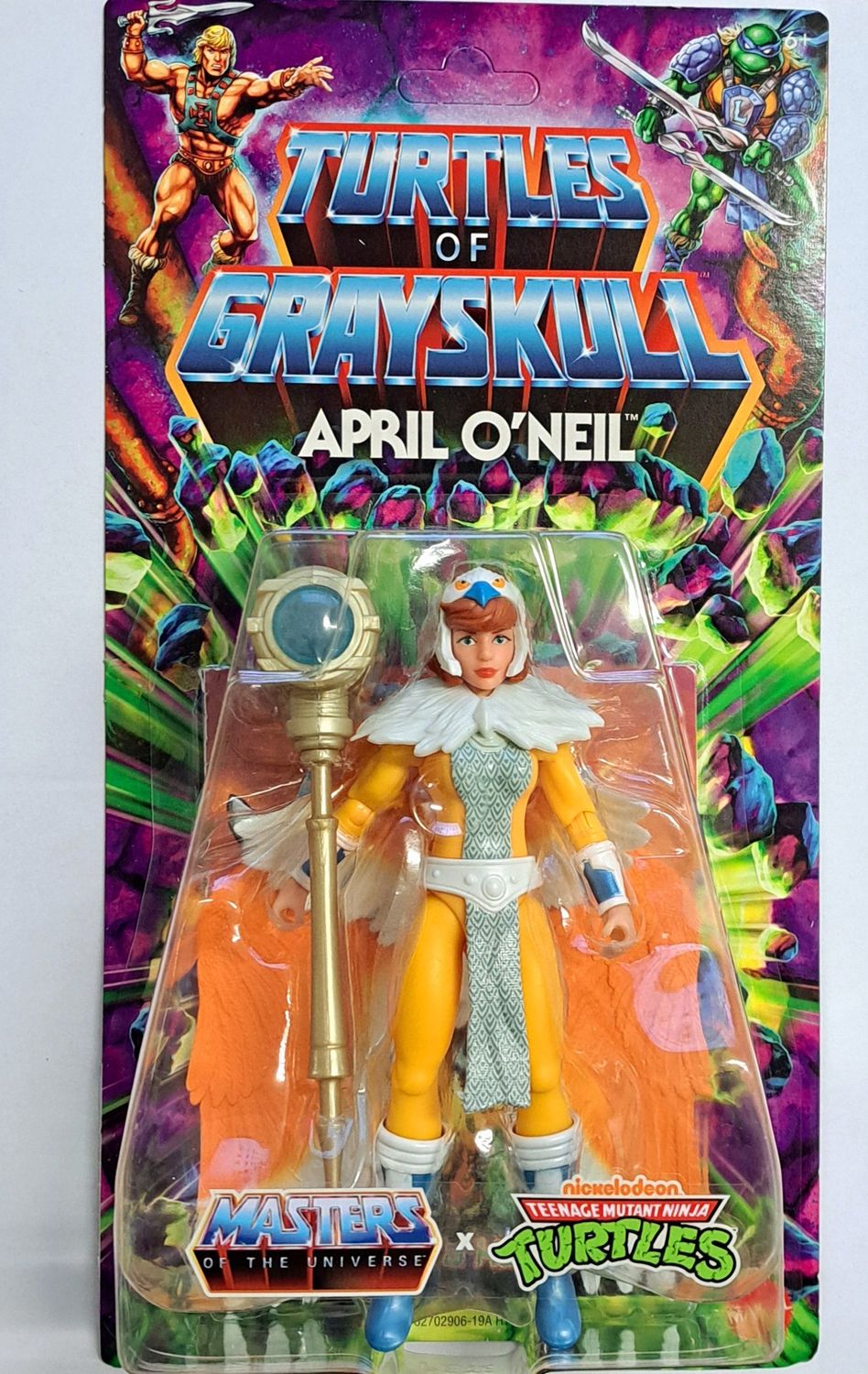 MOTU X TMNT Turtles of Grayskull April O´Neal Actionfigur 14 cm MOC NEU OVP !